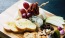 a plate of food, charcuterie board